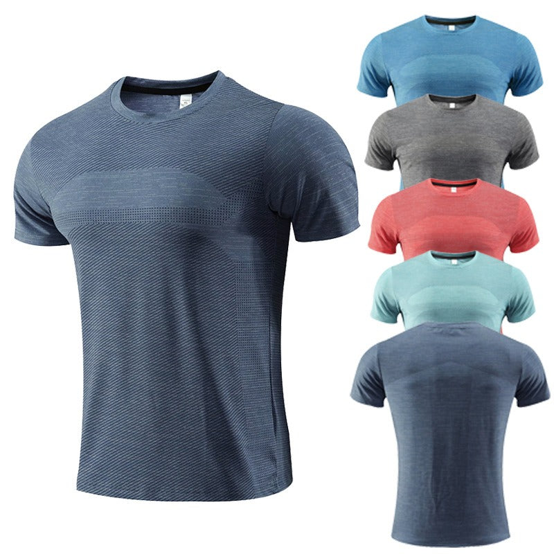 Men's short sleeved sports T-shirt