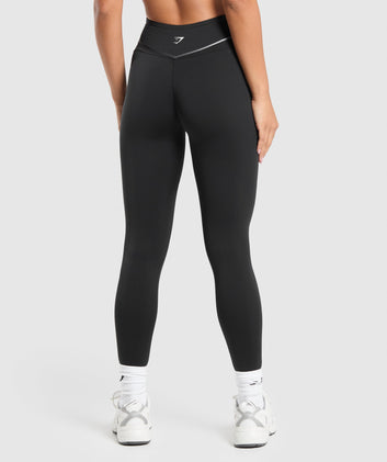 Contour Leggings - Black/Metal Grey