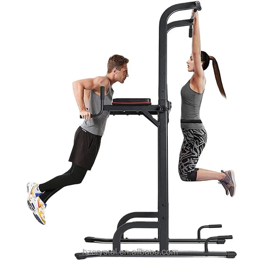 SJ-800 Gym Equipment Home Tool Adjustable Multi-Function Strength Fitness Equipment Power Tower Pull Up Dip Bar Station