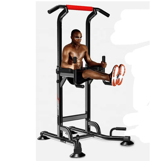 Sport Power Tower Pull Up Bar Dip Stand Station Multi-Function Workout Home Gym Training Fitness Exercise Equipment